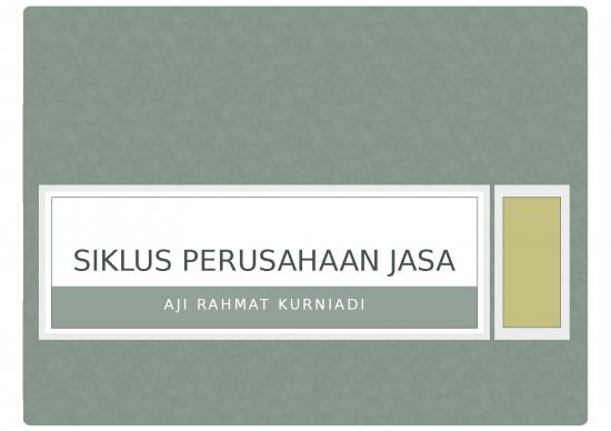 picture Powerpoint Accounting Presentation 2702 | Siklus Perusahaan Jasa