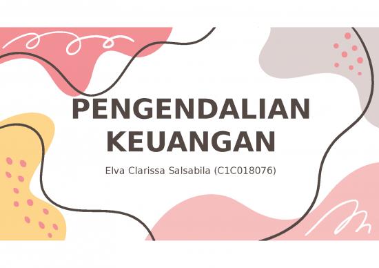 picture Power Point Laporan Keuangan 2730 | Pengendalian Keuangan - Pentingnya Manajemen Keuangan