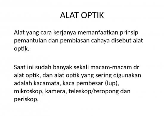 picture_Alat Optik- Alat Yang Cara Kerjanya Memanfaatkan Prinsip Pemantulan Dan Pembiasan Cahaya