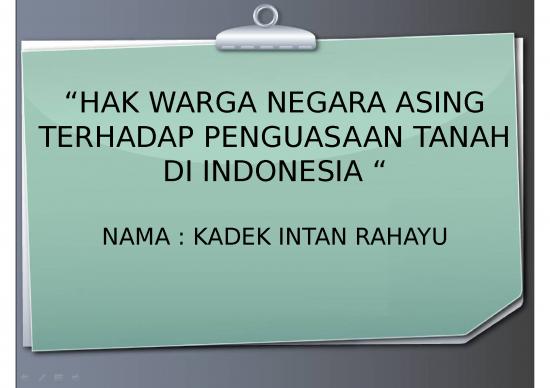 picture_Hak Warga Negara Asing Terhadap Penguasaan Tanah Di Indonesia