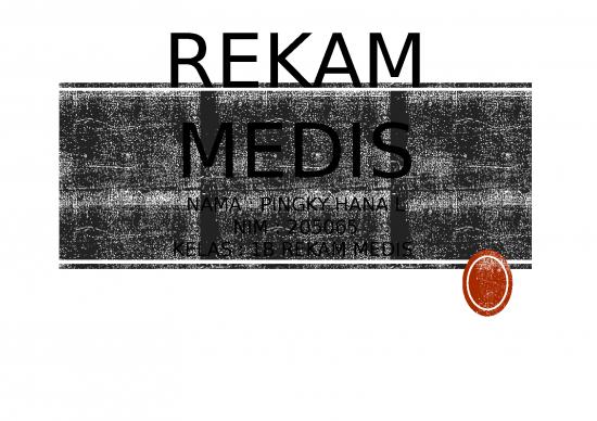 picture_Rekam Medis - Rekaman Atau Catatan Yang Berisi Tentang Identitas Pasien