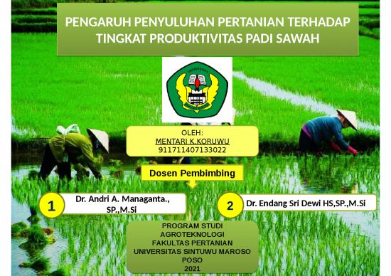 picture_Power Point Statistik 2881 | Pengaruh Penyuluhan Pertanian Terhadap Tingkat Produktivitas Padi Sawah