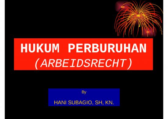 picture Ilmu Pengantar Hukum 2907 | Hukum Perburuhan - Arbeidsrecht