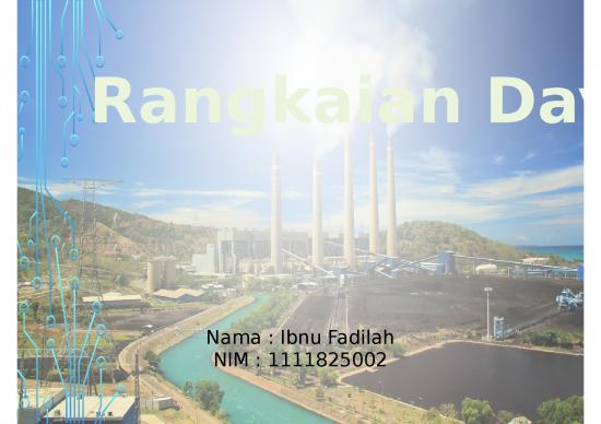 picture1_Presentasi Usaha Ppt 2915 | Rangkaian Daya - Suatu Rangkaian Yang Merupakan Sambungan Dari Bermacam – Macam Elemen Mesin