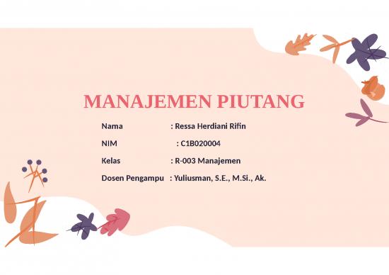 picture_Presentasi Usaha Ppt 2938 | Manajemen Piutang - Mendata Mengumpulkan Dan Menagih Piutang Perusahaan Dari Tangan Konsumen