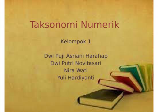 picture_Pengertian Metode Kuantitatif 3005 | Taksonomi - Fenetik Numerik Dan Filogenetik Kladiktif