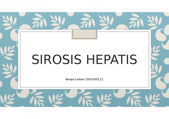 picture Yellow Powerpoint Templates 3030 | Sirosis Hepatis - Perubahan Warna Pada Nodul-nodul Hati Yang Terbentuk
