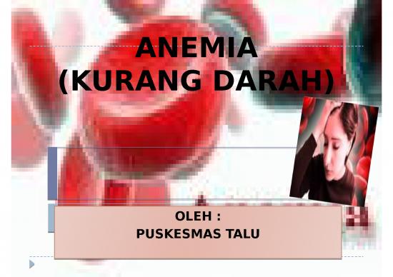 picture Pengertian Anemia 3042 | Anemia - Kurang Darah - Jumlah Sel Darah Merah Atau Hemoglobin Berada Di Bawah Normal