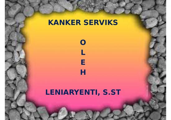 picture_Kanker Servik - Penyakit Tumor Ganas Yg Tumbuh Dileher Rahim