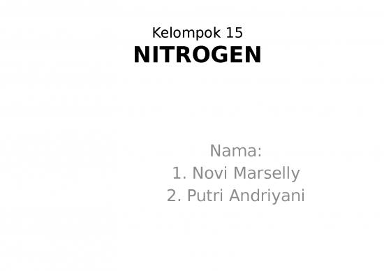 picture_Nitrogen - Pembentukan Dan Jenis-jenis