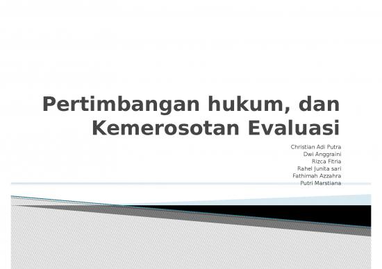 picture_Laporan Ppt 3088 | Pertimbangan Hukum Dan Kemerosotan Evaluasi