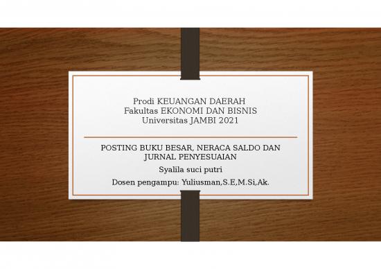 picture_Laporan Ppt 3090 | Posting Buku Besar Neraca Saldo Dan Jurnal Penyesuaian