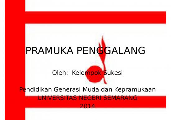 picture_Pendidikan Ppt 3092 | Pramuka Penggalang - Golongan Setelah Pramuka Siaga Berusia Dari 11-15 Tahun