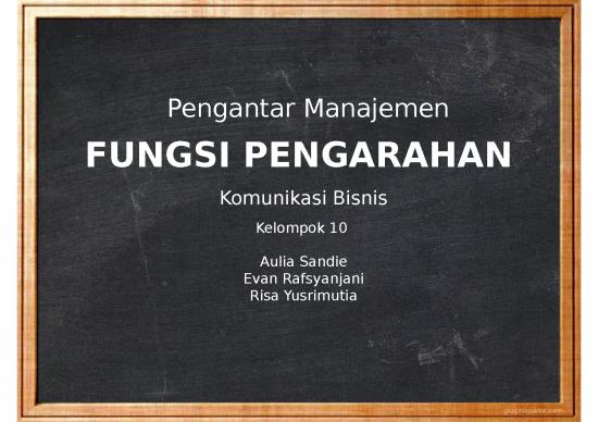 picture_Teori Produktivitas 3204 | Fungsi Pengarahan - Fungsi Manajemen Yang Terpenting Dan Paling Dominan Dalam Proses Manajemen