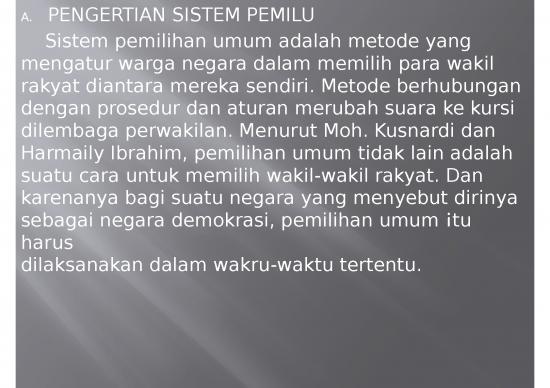 picture_Sistem Pemilu - Metode Yang Mengatur Warga Negara Dalam Memilih Para Wakil Rakyat Diantara Mereka Sendiri