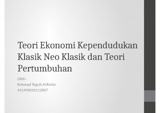 picture_Teori Ekonomi Kependudukan Klasik Neo Klasik Dan Teori Pertumbuhan