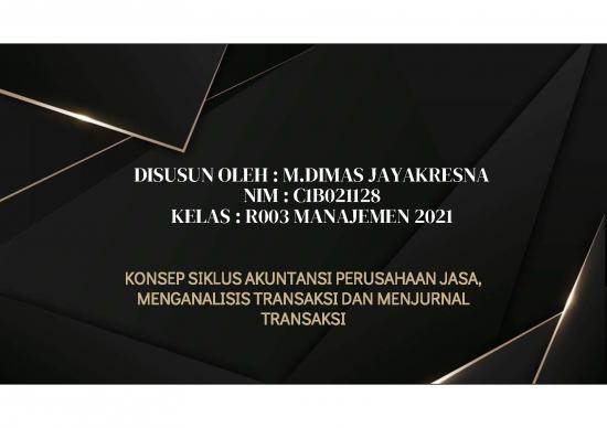 picture Laporan Pdf 3357 | Siklus Akuntansi Perusahaan Jasa - Menganalisis Transaksi Dan Menjurnal Transaksi 