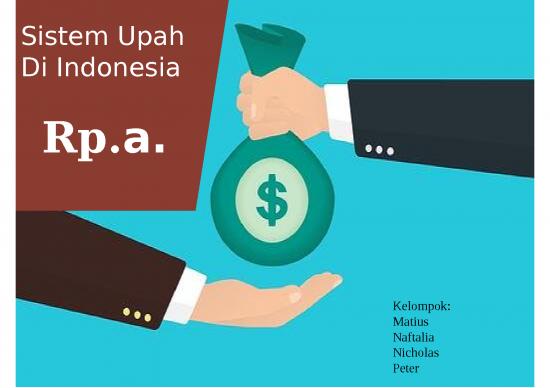 picture Financial Presentation Power Point 3369 | Sistem Upah Di Indonesia - Kebijakan dan Strategi Yang Menentukan Kompensasi Yang Diterima Pekerja