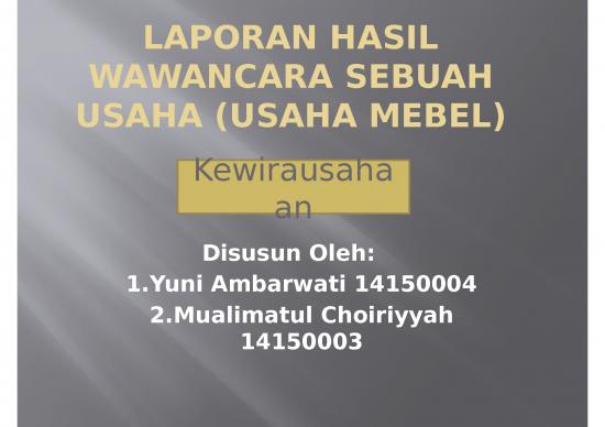 picture1_Presentasi Usaha Ppt 3373 | Laporan Hasil Wawancara - Usaha Meubel picture1_Presentasi Usaha Ppt 3373 | Laporan Hasil Wawancara - Usaha Meubel