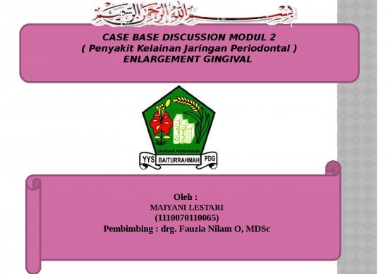 picture_Tinjauan Pustaka Adalah 3410 | Enlargement Gingival - Penyakit Kelainan Jaringan Periodontal