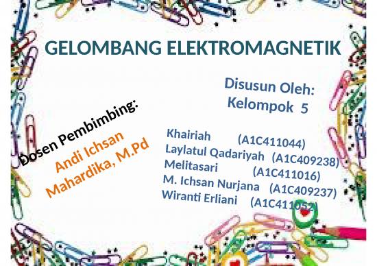 3 File Tentang Laporan Praktikum Gelombang