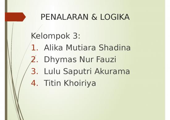 Dapatkah Logika Formal Menangkap Semua Aspek Penalaran?