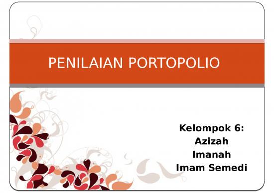 picture_Produk Ppt 3444 | Penilaian Portopolio