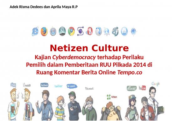 picture Teori Perubahan Perilaku 3461 | Netizen Culture - Kajian Cyberdemocracy Terhadap Perilaku Pemilih Dalam Pemberitaan Ruu Pilkada 2014 Di Ruang Komentar Berita Online Tempo
