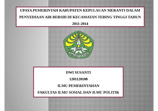 picture_Presentasi Usaha Ppt 3462 | Penyediaan Air Bersih - Upaya Pemerintah Kabupaten Kepulauan Meranti Dalam Penyediaan Air Bersih Di Kecamatan