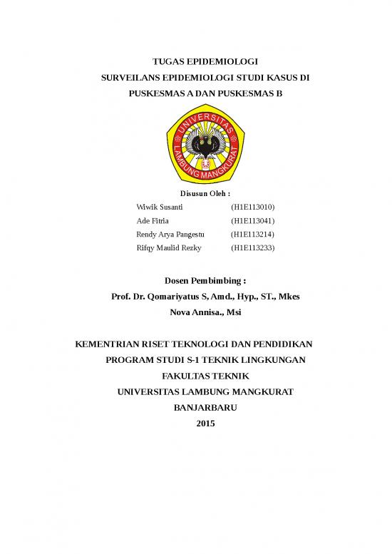 picture1_Surveilans Epidomologi - Studi Kasus Di Puskesmas A Dan Puskesmas B