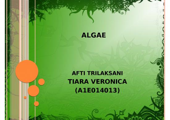 picture Alga - Jamak Algae - Sekelompok Organisme Autotrof Yang Tidak Memiliki Organ Dengan Perbedaan Fungsi Yang Nyata