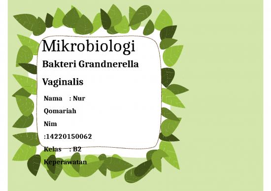 picture_Produk Ppt 3504 | Bakteri Grandnerella Vaginalis - Menyebabkan Keputihan Dan Penyakit Lainnya