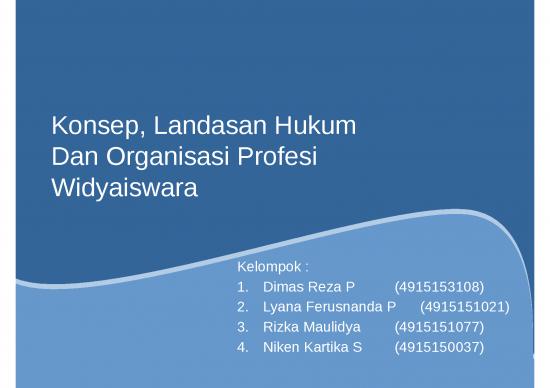 picture_Pendidikan Ppt 3552 | Profesi Widyaiswara - Konsep Landasan Hukum Dan Organisasi Profesi Widyaiswara