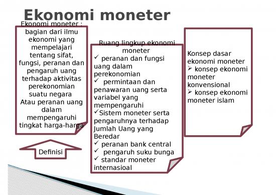 picture Kebijakan Moneter Ppt 3587 | Ekonomi Moneter - Mempelajari Sifat Fungsi Peranan Dan Pengaruh Uang Terhadap Aktivitas Perekonomian Suatu Negara 
