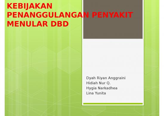 picture_Kebijakan Ppt 3595 | Penyakit Menular Dbd - Kebijakan Penanggulangan