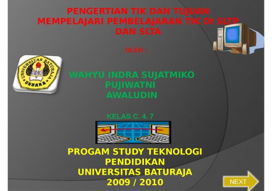 picture_Electronic Spread Sheet 3627 | Tik - Pengertian Tik Dan Tujuan Mempelajari Pembelajaran Tik Di Sltp Dan Slta