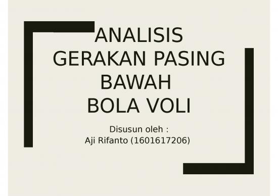 picture1_Presentasi Usaha Ppt 3641 | Bola Voli - Analisis Gerakan Pasing Bawah Bola Voli picture1_Presentasi Usaha Ppt 3641 | Bola Voli - Analisis Gerakan Pasing Bawah Bola Voli