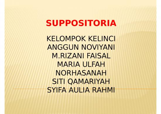 picture_Supositoria - Sediaan Padat Dalam Berbagai Bobot Dan Bentuk Yang Diberikan Melalui Rektal Vagina Atau Urethra