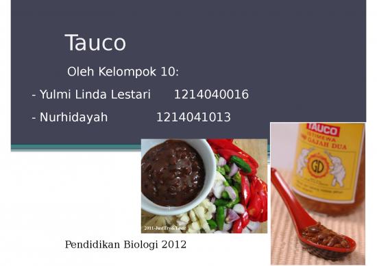 picture1_Tauco - Bumbu Makanan Yang Terbuat Dari biji kedelai glycine Max Yang Difermentasi