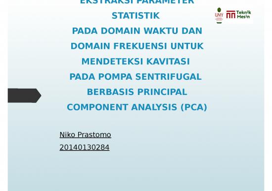 picture Contoh Metode Penelitian 3775 | Parameter Statistik - Ekstraksi Parameter Statistik Pada Domain Waktu Dan Domain Frekuensi Untuk Mendeteksi Kavitasi Pada Pompa Sentrifugal