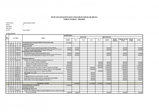 picture Excel Sheet Download 3830 | Contoh Rab Rkas - Rencana Kegiatan Dan Anggaran Sekolah