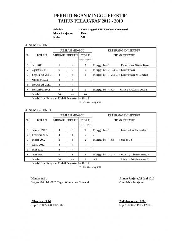 picture_Excel Sheet Download 3850 | Format Excel Perhitungan Minggu Efektif