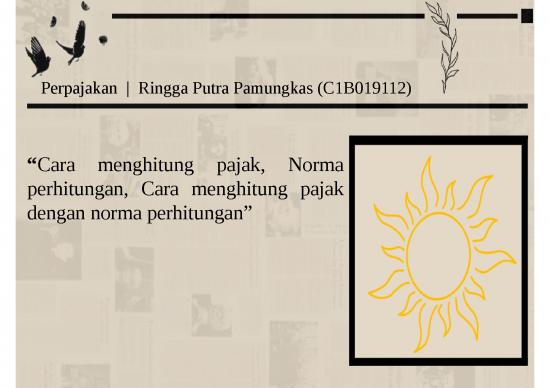 picture_Presentasi Usaha Ppt 4052 | Cara Menghitung Pajak - Norma Perhitungan Cara Menghitung Pajak Dengan Norma Perhitungan