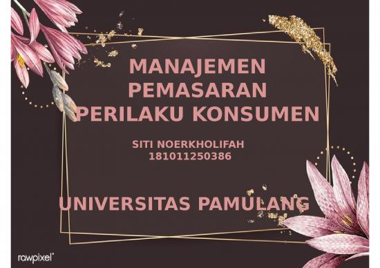 picture_Produk Ppt 4081 | Perilaku Konsumen - Manajemen Pemasaran