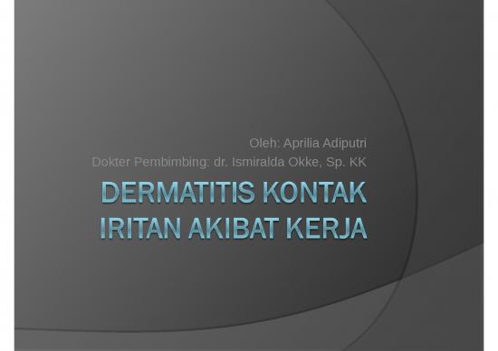 askep dermatitis kontak pdf