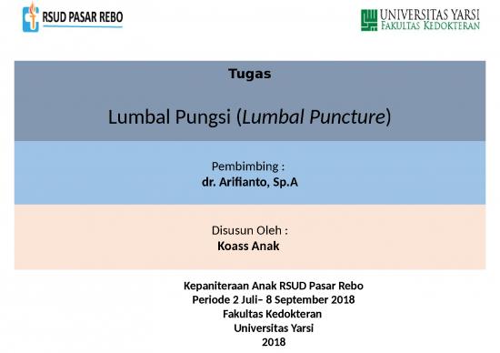 picture1_Lumbal Puncture - Fungsi Lumbal - Upaya Pengeluaran Cairan Serebrospinal Dengan Memasukan Jarum Ke Dalam Ruang Subarakhnoid
