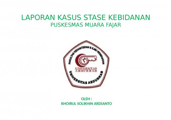 picture_Pendidikan Ppt 4158 | Laporan Kasus Stase Kebidanan