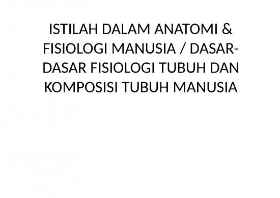 picture_Istilah Dalam Anatomi & Fisiologi Manusia - Dasar-dasar Fisiologi Dan Komposisi Tubuh