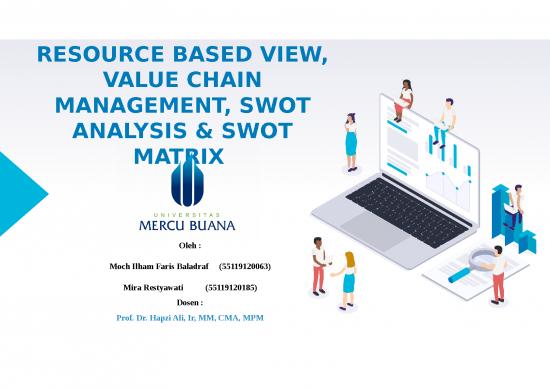 picture Kebijakan Ppt 4241 | Analisa Swot Gojek - Resource Based View Value Chain Management Swot Analysis And Swot Matrix