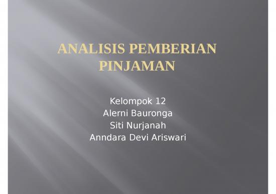 picture_Power Point Laporan Keuangan 4243 | Analisis Pemberian Pinjaman